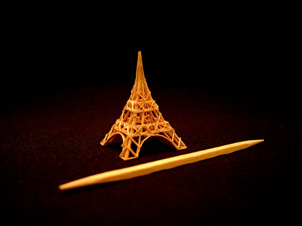 #NAME Who would Imagine a Single Toothpick could build all these structures!! Eiffel Tower is Terrific..