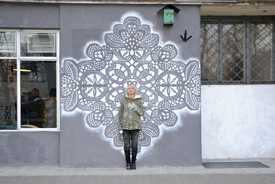 #NAME Intricate Lace design on Poland city streets will leave you spellbound!