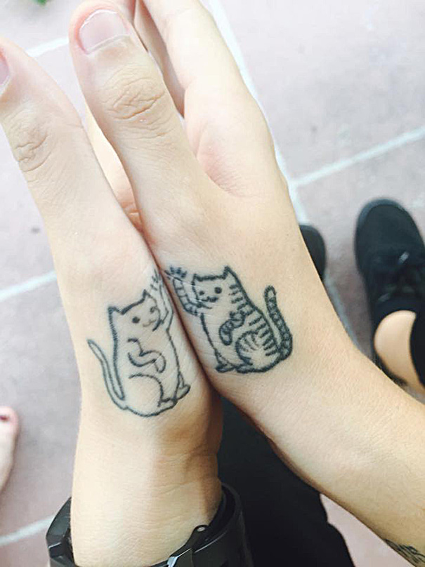 #NAME Cat lovers would Love this: 20 Minimalistic Cat Tattoos for Cat Lovers